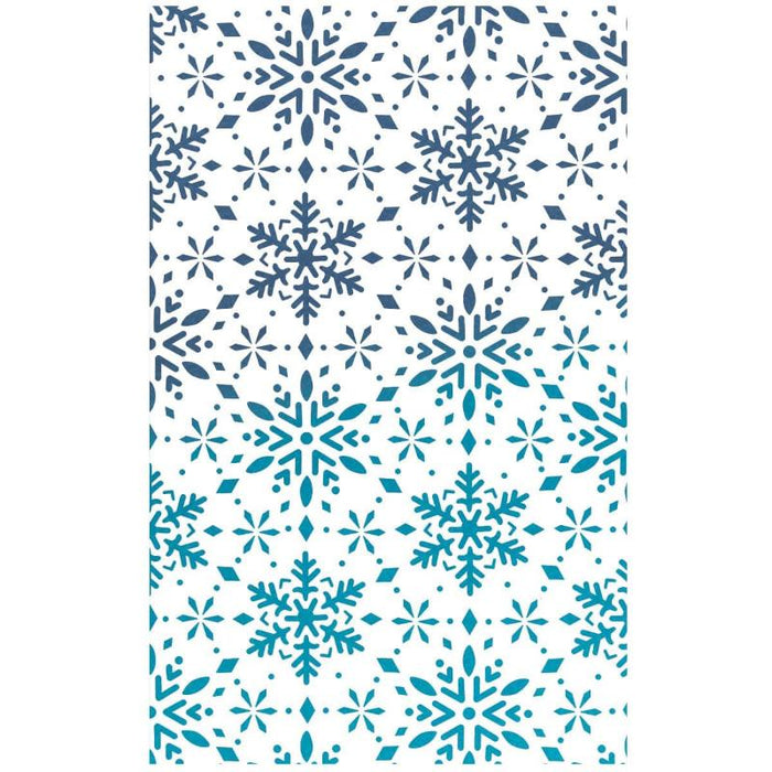 Schablone 14x24cm - Snowflakes