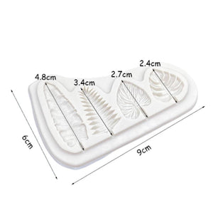 Silikonform - Four leaves - Bastelschachtel - Silikonform - Four leaves