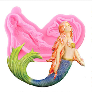 Silikonform - Mermaid - Bastelschachtel - Silikonform - Mermaid