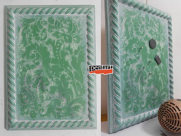 Holz Streifen - Flowers 2,0x100cm - Bastelschachtel - Holz Streifen - Flowers 2,0x100cm