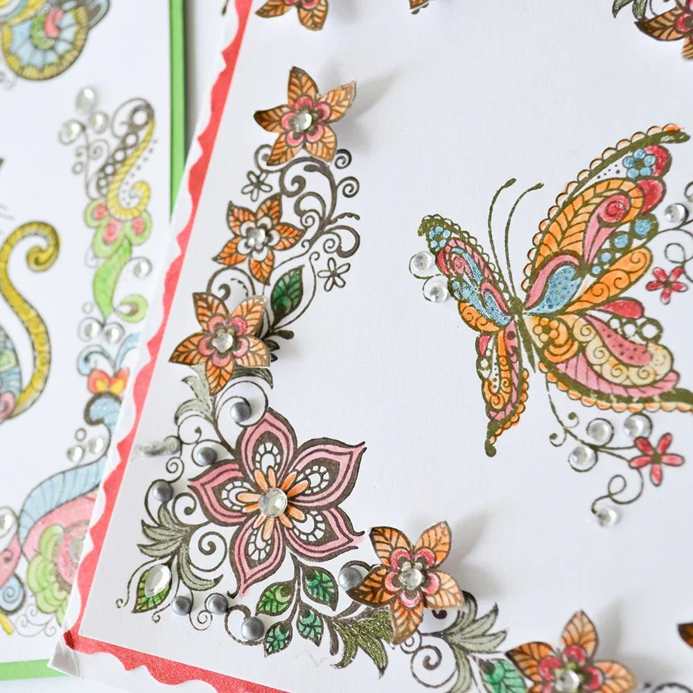 Stempelfarbe 50ml - weiß - Bastelschachtel - Stempelfarbe 50ml - weiß