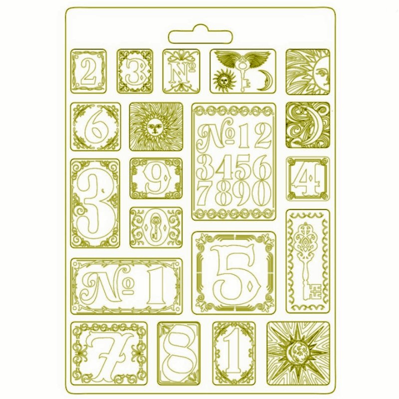 Gießform - Alchemy numbers - Bastelschachtel - Gießform - Alchemy numbers