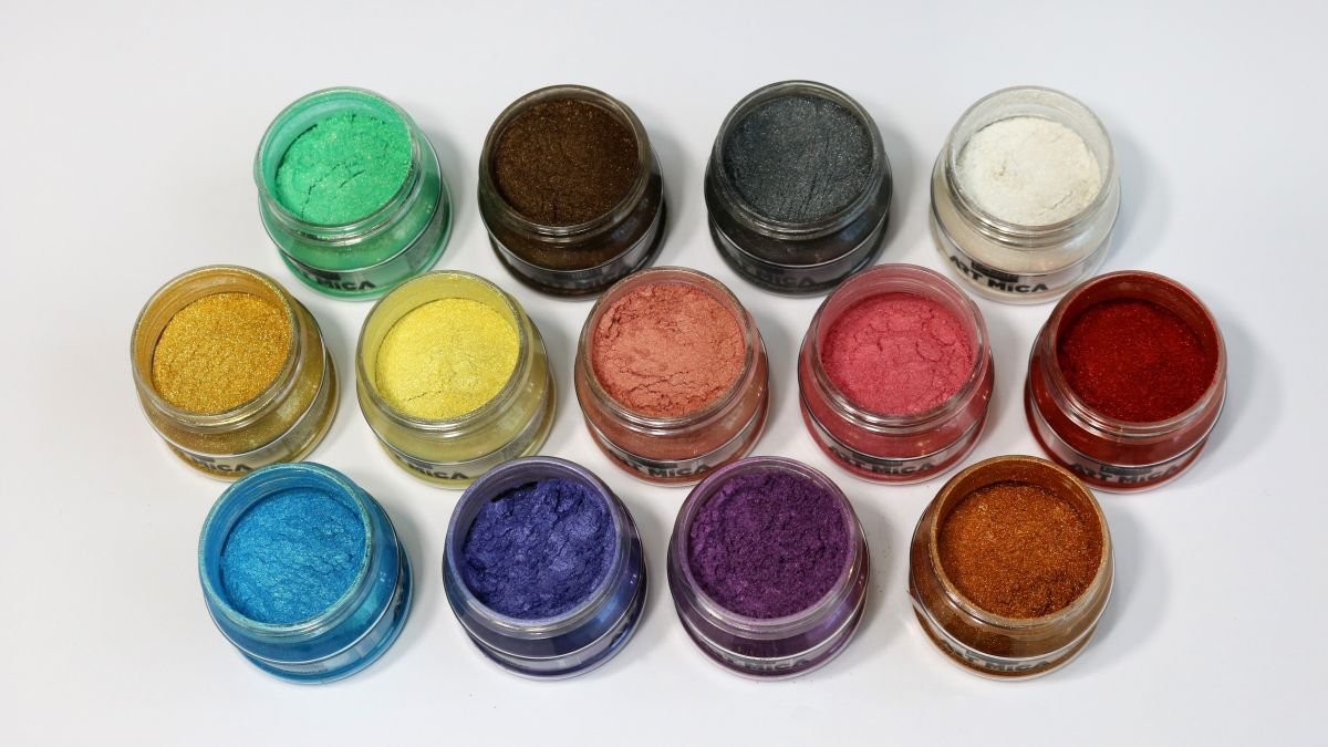 Pentart Art Mica Effekt-Glitterpulver - lila - Bastelschachtel - Pentart Art Mica Effekt-Glitterpulver - lila