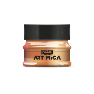 Pentart Art Mica Effekt-Glitterpulver - orange - Bastelschachtel - Pentart Art Mica Effekt-Glitterpulver - orange