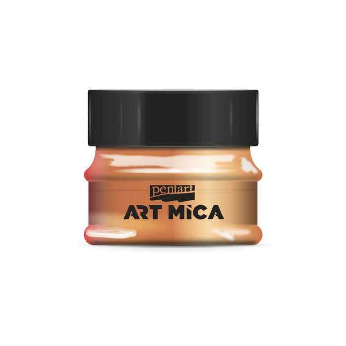 Pentart Art Mica Effekt-Glitterpulver - orange