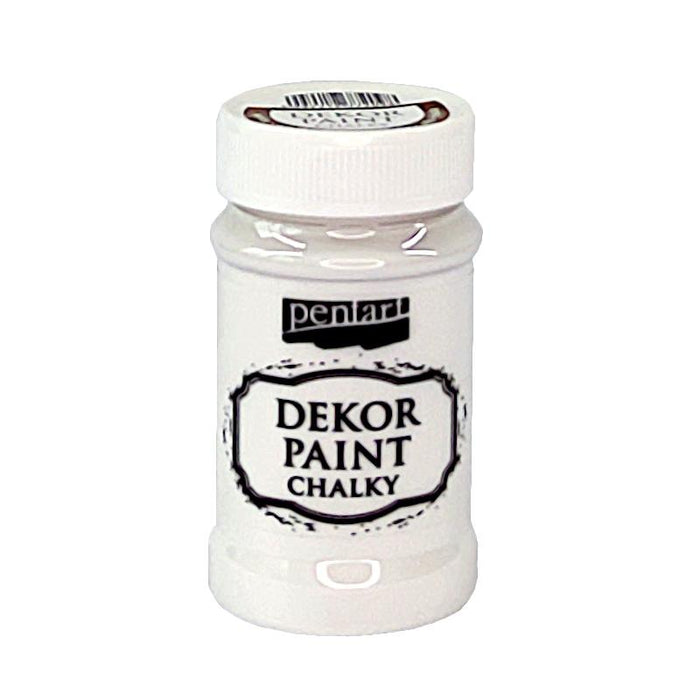 Pentart Dekor Paint Chalky matt 100ml - weiß