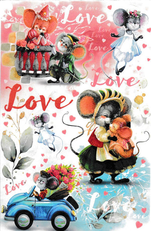 Reispapier A4 - Love is in the air, Romeo - Bastelschachtel - Reispapier A4 - Love is in the air, Romeo