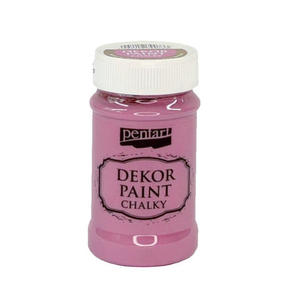 Pentart Dekor Paint Chalky matt 100ml - brombeere - Bastelschachtel - Pentart Dekor Paint Chalky matt 100ml - brombeere