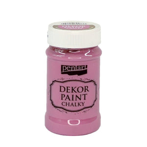 Pentart Dekor Paint Chalky matt 100ml - brombeere - Bastelschachtel - Pentart Dekor Paint Chalky matt 100ml - brombeere