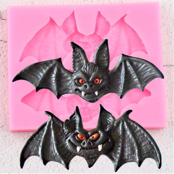 Silikonform - Halloween bats
