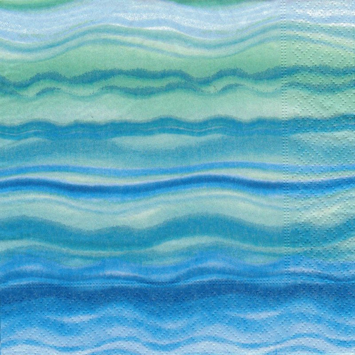 Serviette - Blue waves