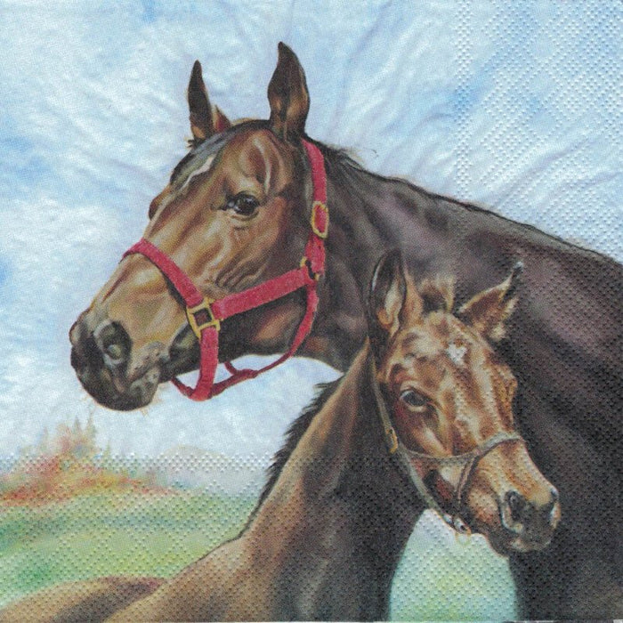 Serviette - Horse love