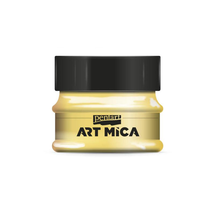 Pentart Art Mica Effekt-Glitterpulver - gelb