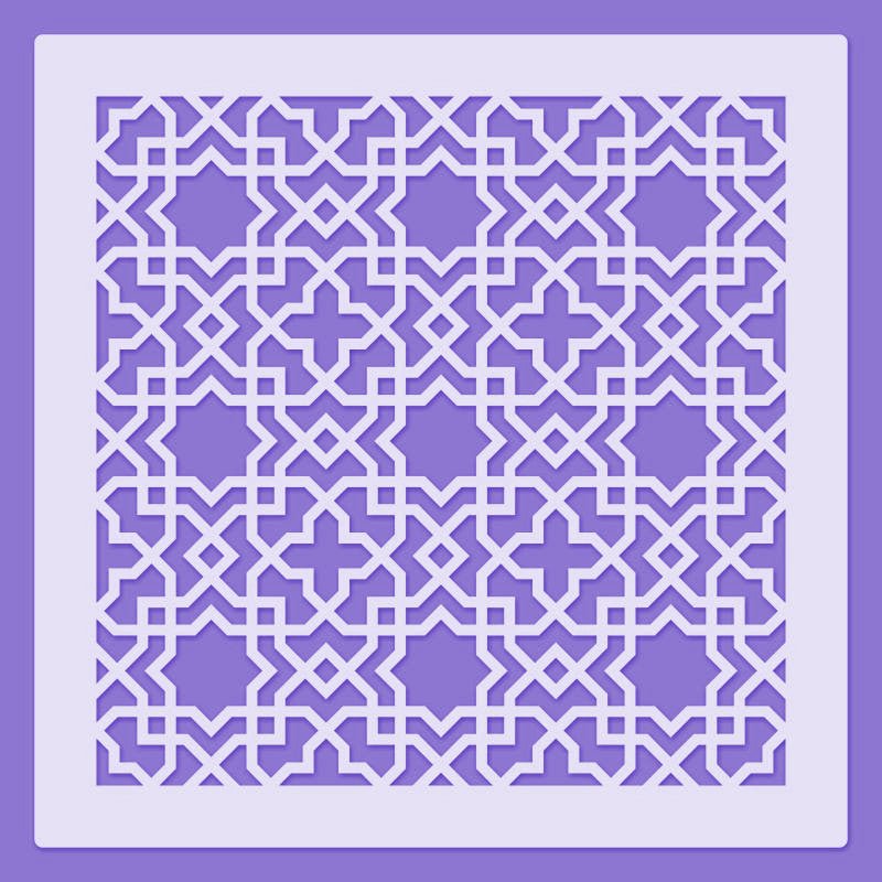Schablone Media groß 30x30cm - Nr. 007 - Bastelschachtel - Schablone Media groß 30x30cm - Nr. 007