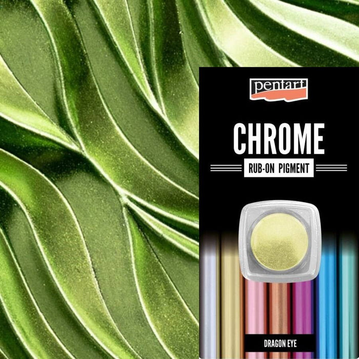 Pentart Rub-on Pigment Chrome - dragon eye