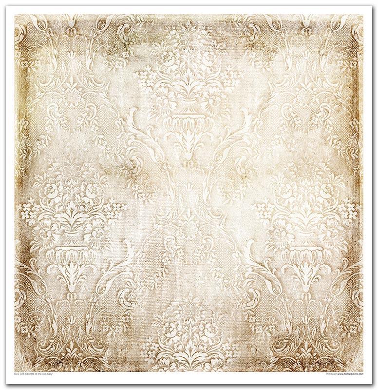Scrapbook Papierblock 12,2"x12,6" - Secrets of the old diary - Bastelschachtel - Scrapbook Papierblock 12,2"x12,6" - Secrets of the old diary