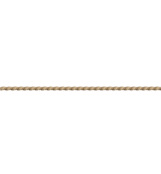 Holz Streifen - Gedrehter Seil klein 1,1x100cm - Bastelschachtel - Holz Streifen - Gedrehter Seil klein 1,1x100cm