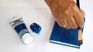 Pentart Creamy Acrylic 60ml - blau - Bastelschachtel - Pentart Creamy Acrylic 60ml - blau