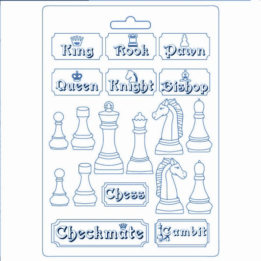 Gießform - Alice chessboard - Bastelschachtel - Gießform - Alice chessboard
