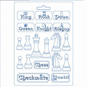 Gießform - Alice chessboard - Bastelschachtel - Gießform - Alice chessboard