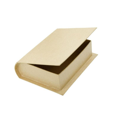 Pappschachtel - Buch mit Klappdeckel 18x14x5cm - Bastelschachtel - Pappschachtel - Buch mit Klappdeckel 18x14x5cm