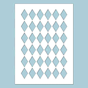Schablone 14,5x20cm - Harlequin - Bastelschachtel - Schablone 14,5x20cm - Harlequin