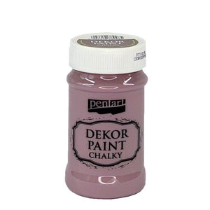 Pentart Dekor Paint Chalky matt 100ml - country lila - Bastelschachtel - Pentart Dekor Paint Chalky matt 100ml - country lila
