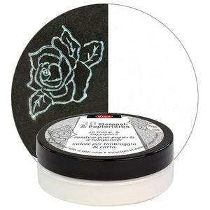 Stempelfarbe 50ml - weiß - Bastelschachtel - Stempelfarbe 50ml - weiß