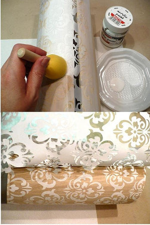 Schablone 14x24cm - Lanterns - Bastelschachtel - Schablone 14x24cm - Lanterns