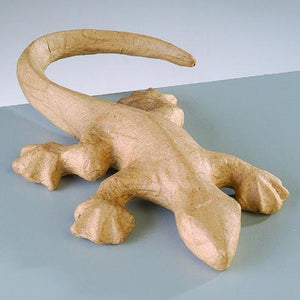 Pappfigur - Gecko 38x25,5x6cm - Bastelschachtel - Pappfigur - Gecko 38x25,5x6cm