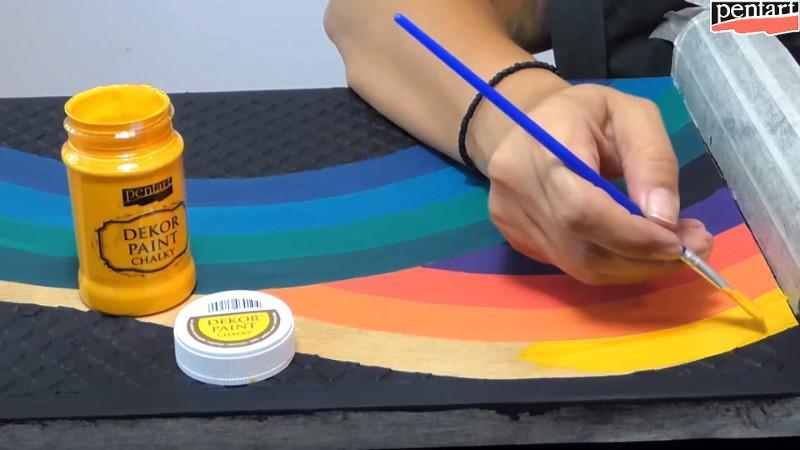 Pentart Dekor Paint Chalky matt 100ml - grün - Bastelschachtel - Pentart Dekor Paint Chalky matt 100ml - grün