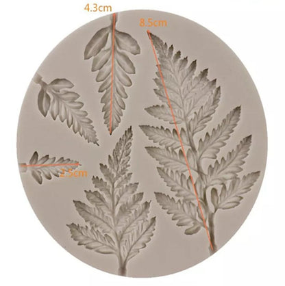 Silikonform - Farn - Bastelschachtel - Silikonform - Farn