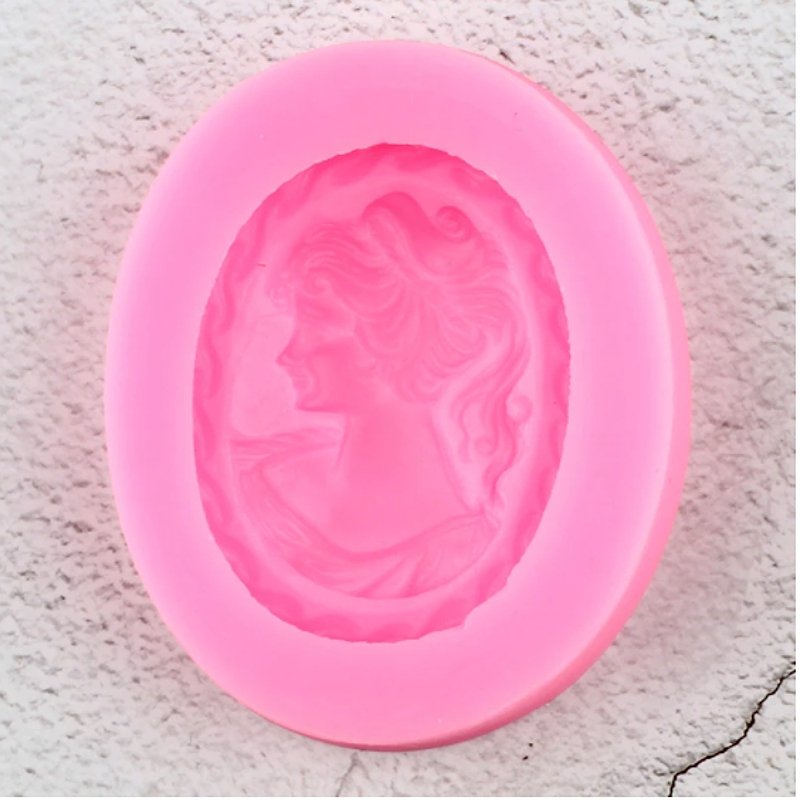 Silikonform - Cameo - Bastelschachtel - Silikonform - Cameo