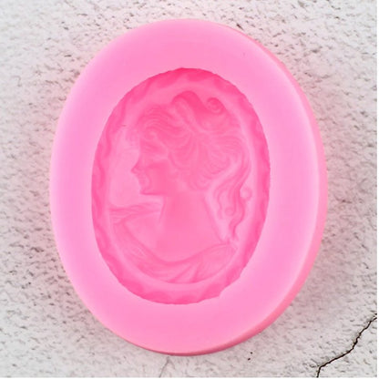 Silikonform - Cameo - Bastelschachtel - Silikonform - Cameo