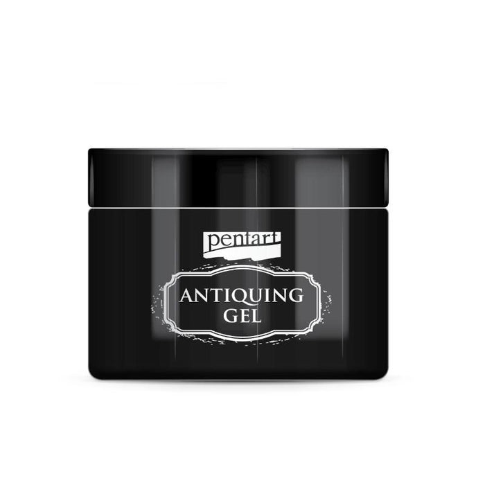 Pentart Antik-Effekt Gel 150ml - schwarz