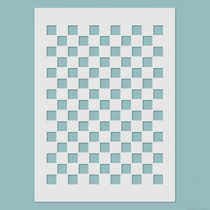 Schablone 14,5x20cm - Chess - Bastelschachtel - Schablone 14,5x20cm - Chess