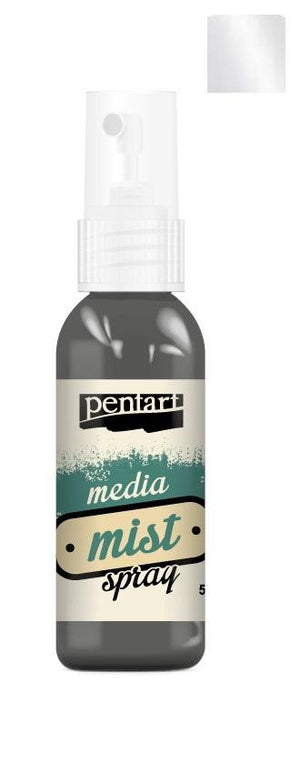Pentart Media Mist Spray 50ml metallic - silber - Bastelschachtel - Pentart Media Mist Spray 50ml metallic - silber