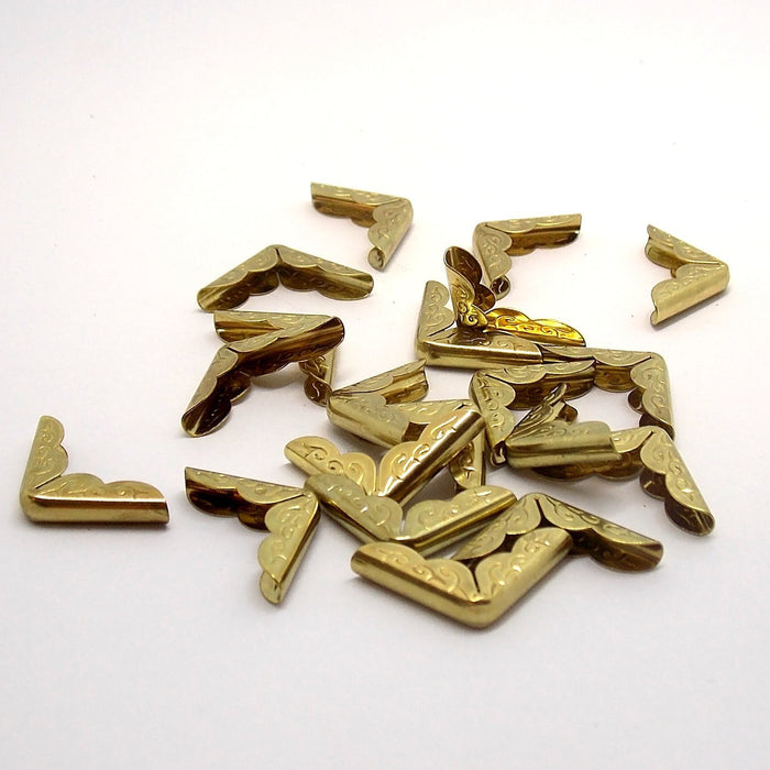 Metall Eckenschoner klein - 20 Stück