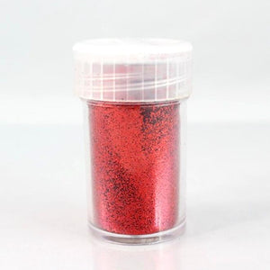 Glitterpulver 15g - rot - Bastelschachtel - Glitterpulver 15g - rot