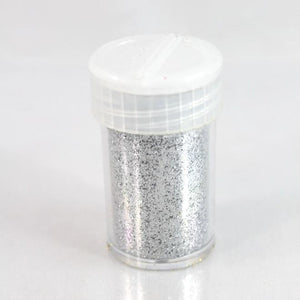 Glitterpulver 15g - silber - Bastelschachtel - Glitterpulver 15g - silber
