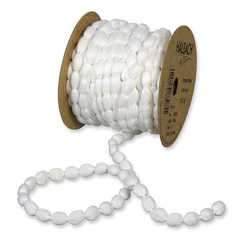 Dekoband Pompon, weiß - Bastelschachtel - Dekoband Pompon, weiß