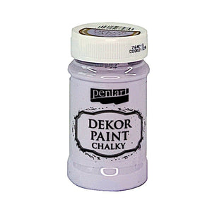Pentart Dekor Paint Chalky matt 100ml - hell lila - Bastelschachtel - Pentart Dekor Paint Chalky matt 100ml - hell lila