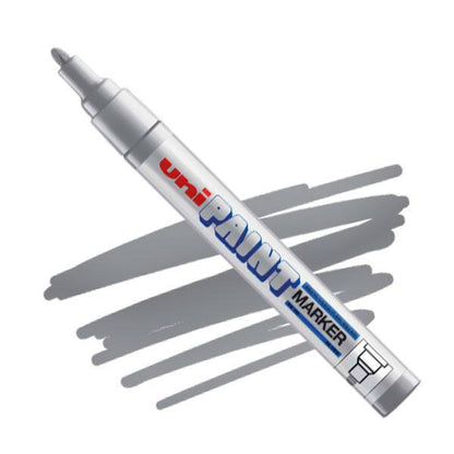 Permanent Marker UNI PX-20 - silber - Bastelschachtel - Permanent Marker UNI PX-20 - silber