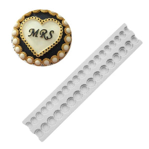 Silikonform - Gemstone border - Bastelschachtel - Silikonform - Gemstone border