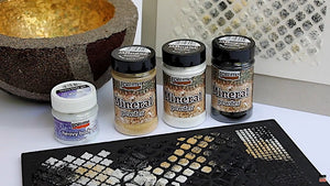Pentart Mineral Pulver 130g - Mangangranit fein - Bastelschachtel - Pentart Mineral Pulver 130g - Mangangranit fein