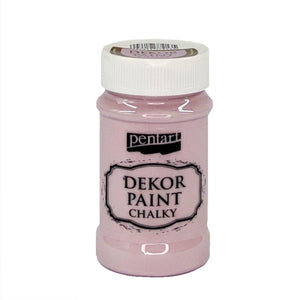 Pentart Dekor Paint Chalky matt 100ml - viktorian pink - Bastelschachtel - Pentart Dekor Paint Chalky matt 100ml - viktorian pink