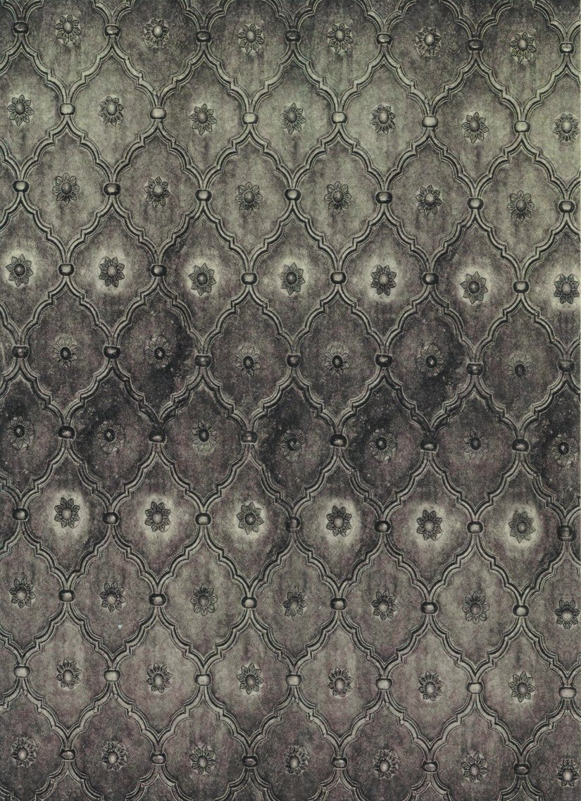 Reispapier A4 - Antique draperie, brown - Bastelschachtel - Reispapier A4 - Antique draperie, brown