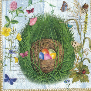Serviette - Easter basket - Bastelschachtel - Serviette - Easter basket