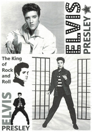 Reispapier A4 - Elvis - Bastelschachtel - Reispapier A4 - Elvis