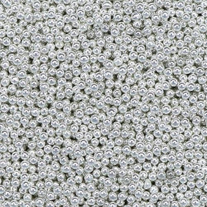 Pentart Streuperlen 40g - silber - Bastelschachtel - Pentart Streuperlen 40g - silber